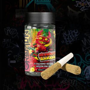 Gramlin Strawberry Banana Pre-rolls